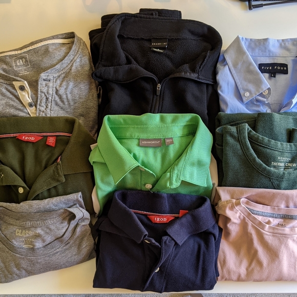 Bundle Other - Bundle of 9 Large Shirts